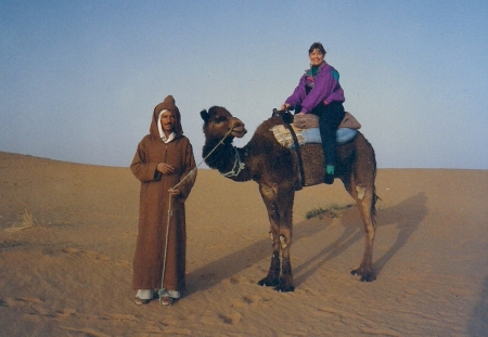 Camel ride in Morocco1991