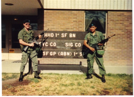 SSG Moore and I at Drill, 1985