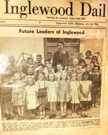 1948 Centinela School 1st Grade Beverly Hansen