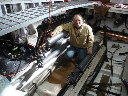 Engine hatch of Thunder Bird