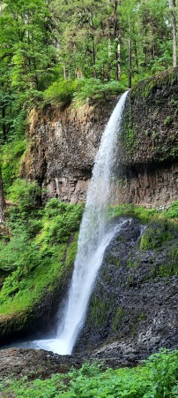 One of  many waterfalls at Silver Cr Falls SP