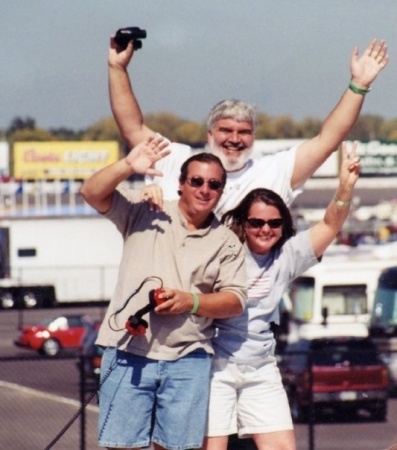Fun with husband and friend at KS Speedway 02