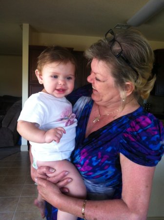 Pyper with Memaw, Me