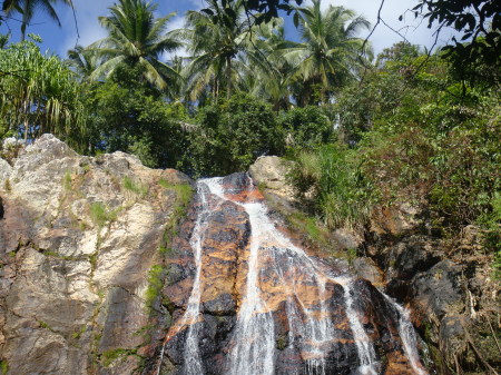 Waterfall on Koh Samui Island
