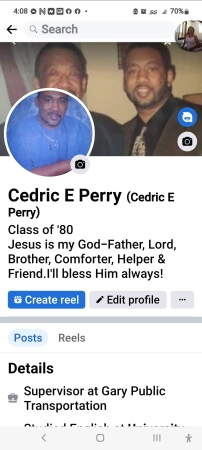 Cedric Perry's Classmates profile album