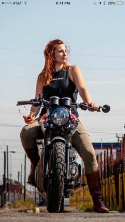 Photo shoot  in LA for Triumph 