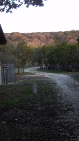 Texas Hill Country looking south to San Antone