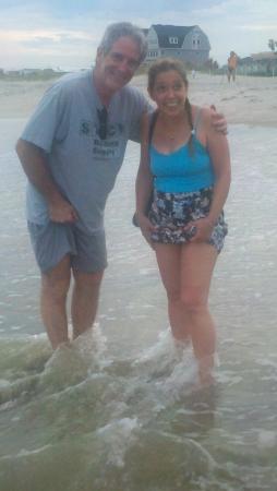 Jack & I at Fernandina Beach July 2012