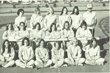 1972 Girl’s Track Team and Coach