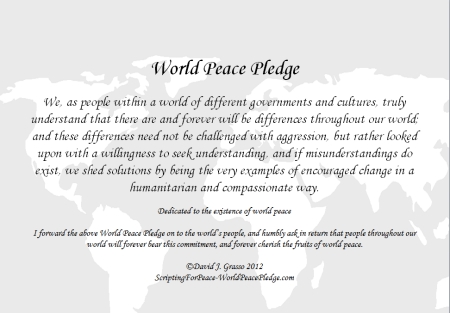 World Peace Pledge