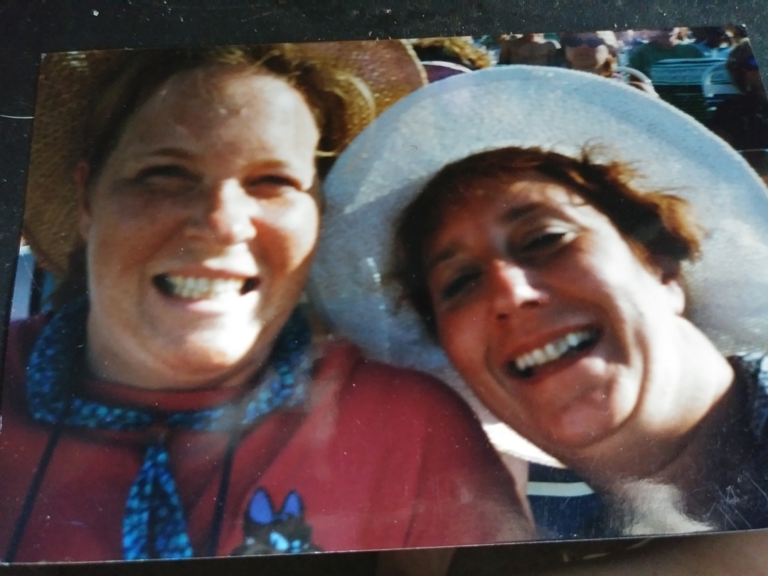 Kelly Clark and I at the hodag yrs ago RIP