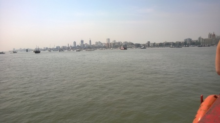 Approaching Mumbai from Elephant Island