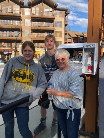 TJ, Izabella & I at Tahoe Village Northshore