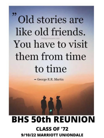 50 year reunion announcement 
