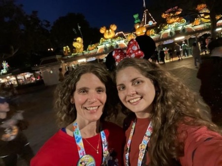 Me and daughter at Disneyland! 