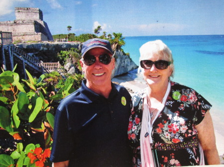 Me and Ruthie at Mayan Temple Tulum