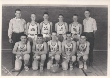 Boys basketball team 1952