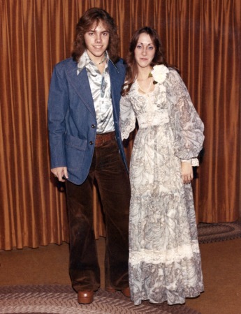 Don Biggers & Kim Pryce Hoover High Prom 1975