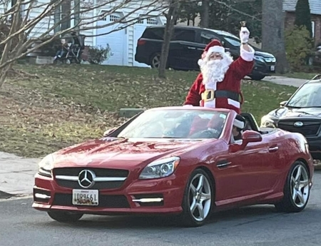 Santa (me) in Annapolis, Maryland 