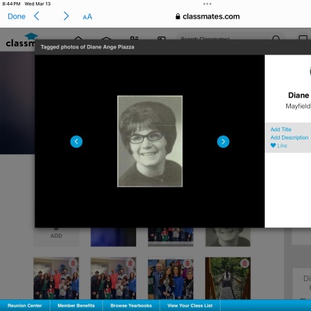 Diane Ange Piazza's Classmates profile album