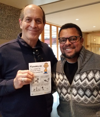 with Jump Start cartoonist, Robb Armstrong