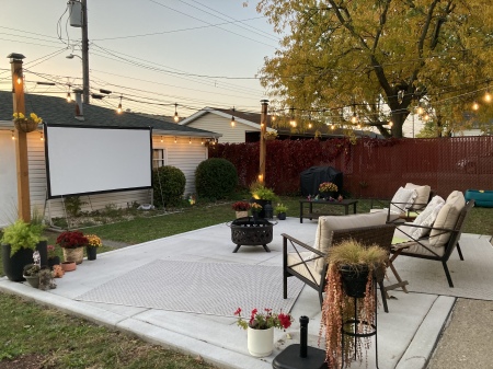 My cozy backyard 🙏♥️