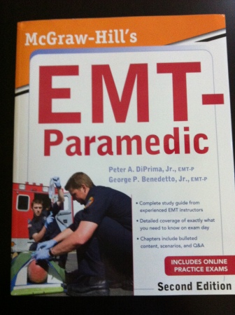 Nate on cover of Paramedic book