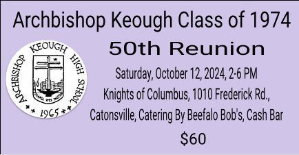 Archbishop Keough High School Reunion