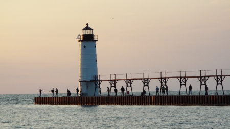 Pier at Lake Michigan