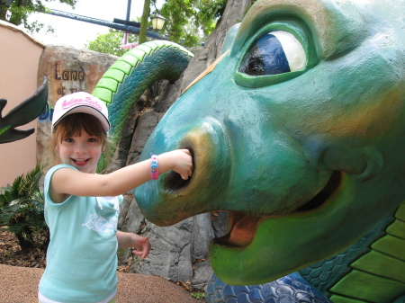 Daughter Victoria at Disney