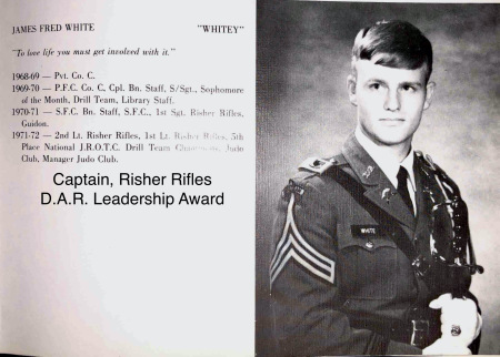 James Fred White, Captain, Risher Rifles  1971