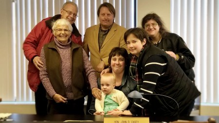 Tom, Lois, Eric, Amy, Melissa, Jen, Margaret 