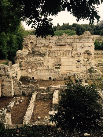 Roman ruins in Nice France June 2016