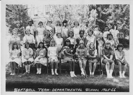Departmental School Softball Team 1966