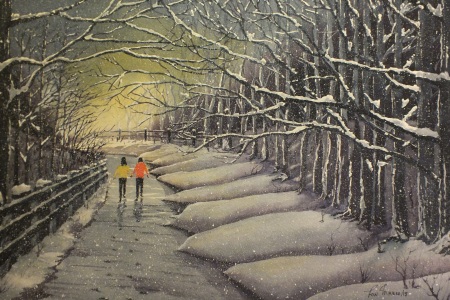 "Winter Stroll"