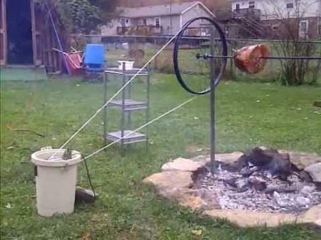My Backyard BBQ pit
