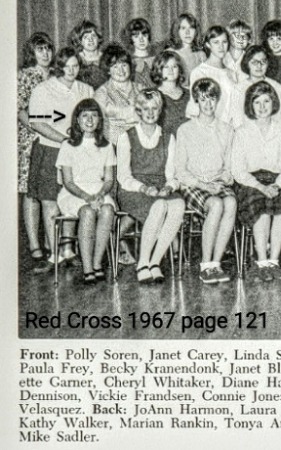 Polly, Red Cross 1967 age 17.