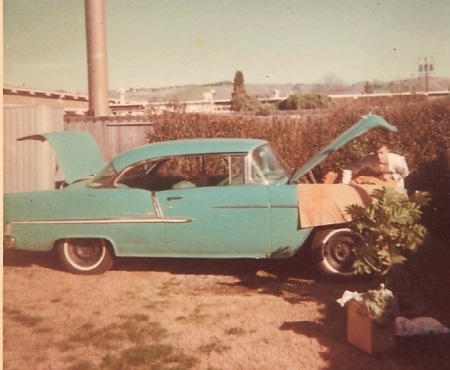 1965 me working on first car 