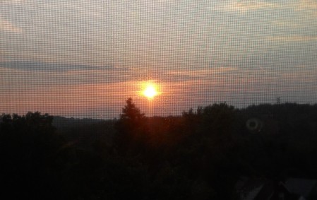 Sunset in West Mifflin from my window.