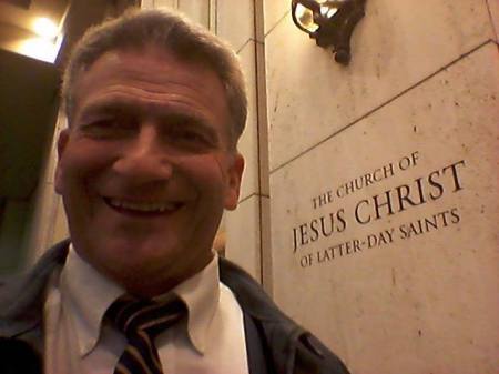 At the LDS Temple in New York City in December of 2015.