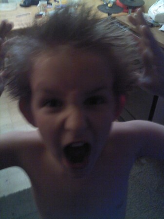 jeffrey hair after bath