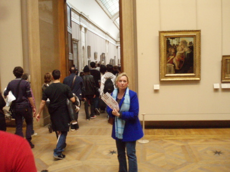 Paddi at the Louvre
