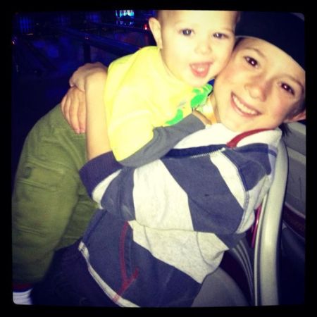 My Grandson Hayden & his little brother