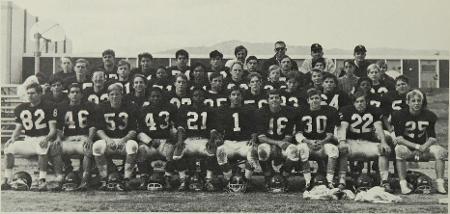 San Gorgonio "Bee" football   1969