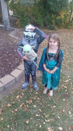 My little trick or treaters 