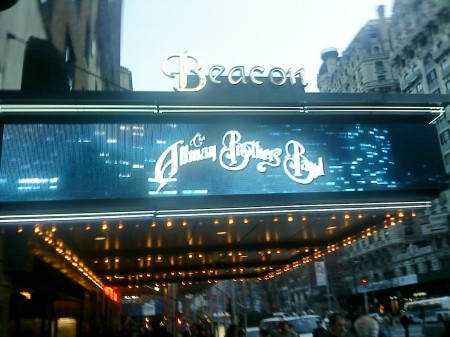 Allman Brothers Band at the Beacon NYC.