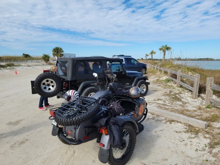 Jeep and Ural at St George