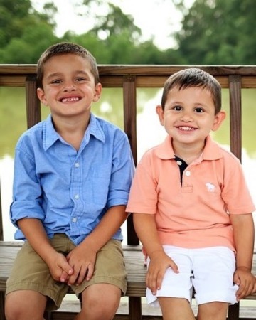 Grandsons EJ  & Jacob