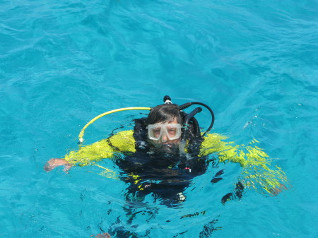 Dive time in the Bahamas