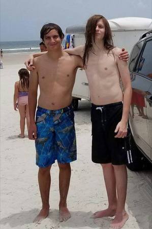 Joey and Tommy in Daytona Beach FL, 2017